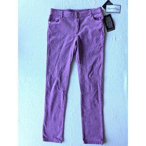 Hartstrings‎ Corduroy Woven Pants Girl's Size 12 Purple H76228 School Retro NEW